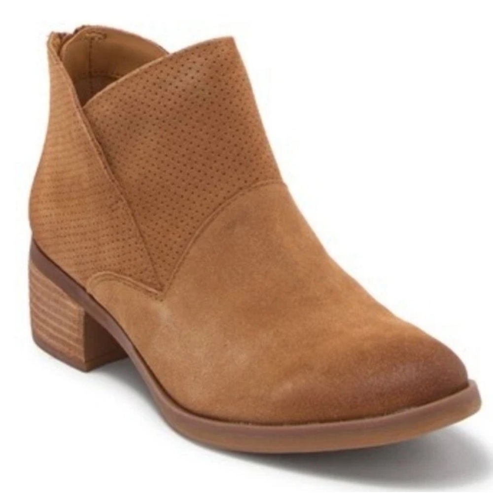 Korks Maldon Suede Bootie Green Women's Size 10